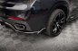 Preview: Maxton Mittlerer Diffusor Heck Ansatz DTM Look für BMW X6 M-Paket F16 schwarz Hochglanz BM-X6-16-MPACK-RD1G+RD2-G