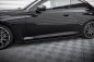 Preview: Maxton Street Pro Seitenschweller Ansatz + Flaps BMW 2 Coupe G42 schwarz Hochglanz BM2G42CNC-SD1BRB+SF1-G