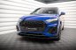 Preview: Maxton Front Ansatz V.2 für Audi SQ5 / Q5 S-Line SUV / Sportback Mk2 Facelift schwarz Hochglanz AU-SQ5-2F-SB-FD2-G