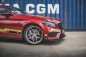 Preview: Maxton Racing Front Ansatz für passend +Flaps für Mercedes - AMG C43 Coupe C205 schwarz Hochglanz MEC20543AMGCNC-FD1BRB+FSF1-G
