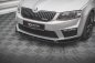 Preview: Maxton Front Ansatz V.3 für Skoda Octavia RS Mk3 schwarz Hochglanz SK-OC-3-RS-FD3-G