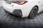 Preview: Maxton Mittlerer Diffusor Heck Ansatz DTM Look für V.1 BMW i4 M-Paket G26 schwarz Hochglanz BM-I4-G26-MPACK-RD1G+RD3-G