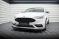 Preview: Maxton Street Pro Front Ansatz + Flaps Ford Mondeo Sport Mk5 Facelift / Fusion Sport Mk2 Facelift schwarz Hochglanz FOMO5FSPORTCNC-FD1B+FSF1-G