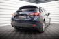 Preview: Maxton Heck Ansatz Flaps Diffusor für Mazda 3 Mk3 schwarz Hochglanz MA-3-3-RSD1-G