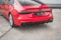 Preview: Maxton Heck Ansatz Flaps Diffusor für Audi S7 C8 schwarz Hochglanz AU-A7-C8-SLINE-RSD1-G