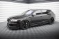 Preview: Maxton Seitenschweller Ansatz für V.2 für Audi RS6 Avant C6 schwarz Hochglanz AU-RS6-C6-SD2-G