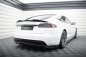 Preview: Maxton Mittlerer Cup Diffusor Heck Ansatz V.2 Tesla Model S Plaid Mk1 Facelift schwarz Hochglanz TE-MODELS-1F2-PL-RD2G+RD3-G
