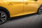 Preview: Maxton Seitenschweller Ansatz für Peugeot 208 GT Mk2 schwarz Hochglanz PE-208-2-GT-SD1-G