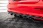 Preview: Maxton Mittlerer Diffusor Heck Ansatz DTM Look für Audi A3 Sportback 8Y schwarz Hochglanz AU-A3-8Y-RD1G+RD2-G