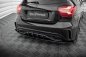 Preview: Maxton Street Pro Heck Ansatz Flaps Diffusor + Flaps Mercedes-Benz A AMG-Line W176 Facelift schwarz Hochglanz MEA176FAMGLINECNC-RS1B+BRBI+RSF1-G