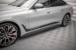 Preview: Maxton Seitenschweller Ansatz für V.1 für BMW 4er Gran Coupe M-Paket G26 schwarz Hochglanz BM-4-G26-MPACK-GC-SD1-G