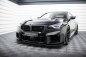 Preview: Maxton Street Pro Front Ansatz + Flaps V.1 + Flaps BMW M2 G87 schwarz Hochglanz BMM2G87CNC-FD1BRB+FSF1-G