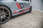 Preview: Maxton Side Front Stoßstangen Racing Flaps passend für Ford Fiesta Mk8 ST / ST-Line schwarz Hochglanz FOFI8STCNC-SF1-G