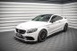 Preview: Maxton Seitenschweller Ansatz für V.1 für Mercedes-AMG C 63 AMG Coupe C205 Facelift schwarz Hochglanz ME-C-205F-AMG-C-SD1-G