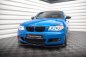 Preview: Maxton Front Ansatz V.1 BMW 1er M-Paket E87 / E81 Facelift schwarz Hochglanz BM-1-87F-MPACK-FD1-G