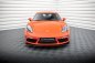 Preview: Maxton Front Ansatz V.2 für Porsche 718 Cayman 982c schwarz Hochglanz PO-CA-718-FD2-G