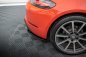 Preview: Maxton Heck Ansatz Flaps Diffusor für Porsche 718 Cayman 982c schwarz Hochglanz PO-CA-718-RSD1-G