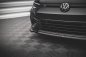 Preview: Maxton Front Ansatz V.6 für Volkswagen Golf R Mk8 schwarz Hochglanz VW-GO-8-R-FD6-G