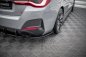 Preview: Maxton Street Pro Heck Ansatz Flaps Diffusor für BMW 4er Gran Coupe M-Paket G26 BM4G26MPACKGCCNC-RSD1BRB