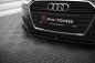 Preview: Maxton Front Ansatz V.1 Audi A3 Sportback 8V Facelift schwarz Hochglanz AU-A3-3F-SB-FD1-G