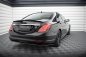 Preview: Maxton Mittlerer Cup Diffusor Heck Ansatz V.2 Mercedes-Benz S W222 schwarz Hochglanz ME-S-222-RD2-G
