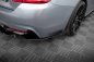 Preview: Maxton Street Pro Heck Ansatz Flaps Diffusor + Flaps BMW 4er35i Coupe M-Paket F32 schwarz Hochglanz BM4F32MPACKCNC-RSD1BRB+RSF1-G