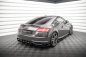 Preview: Maxton Street Pro Heck Ansatz Flaps Diffusor + Flaps Audi TT S-Line 8S schwarz Hochglanz AUTT3SLINECNC-RSD1BRB+RSF1-G