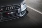 Preview: Maxton Front Flaps Audi S3 / A3 S-Line Limousine 8V schwarz Hochglanz AUS33SCNC-FSF1-G