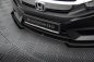Preview: Maxton Street Pro Front Ansatz + Flaps Honda Civic Mk10 schwarz Hochglanz HOCI10CNC-FD1BRB+FSF1-G