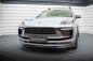 Preview: Maxton Front Ansatz für Porsche Macan Mk1 Facelift 2 schwarz Hochglanz PO-MA-1F2-FD1-G