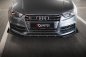 Preview: Maxton Front Flaps Audi S3 / A3 S-Line Limousine 8V schwarz Hochglanz AUS33SCNC-FSF1-G