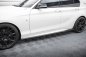 Preview: Maxton Seitenschweller Ansatz V.3 CSL Look BMW 1er M-Paket / M140i F20 Facelift schwarz Hochglanz BM-1-F20F-M-SD3-G