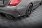 Preview: Maxton Street Pro Heck Ansatz Flaps Diffusor Mercedes-AMG C63 Limousine / Kombi W205 Facelift MEC205F63CNC-RSD1BRB