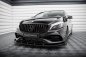 Preview: Maxton Street Pro Front Ansatz + Flaps Mercedes-Benz A AMG-Line W176 Facelift schwarz Hochglanz MEA176FAMGLINECNC-FD1BRB+FSF1-G