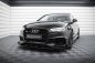 Preview: Maxton Street Pro Front Ansatz + Flaps V.1 + Flaps Audi RS3 Limousine 8V Facelift schwarz Hochglanz AURS38VFSCNC-FD1B+FSF1-G