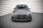 Preview: Maxton Street Pro Front Ansatz für +Flaps für V.1 + Flaps Audi S3 / A3 S-Line 8Y schwarz Hochglanz AUA38YSLINECNC-FD1BRB+FSF1-G