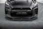 Preview: Maxton Front Ansatz V.1 Nissan GTR R35 Facelift schwarz Hochglanz NI-GTR-4F3-FD1-G