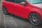 Preview: Maxton Racing Seitenschweller Ansatz + Flaps Volkswagen Golf GTI Mk6  schwarz Hochglanz VWGO6GTICNC-SD1BRB+SRF1-G