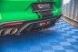 Preview: Maxton Mittlerer Diffusor Heck Ansatz für Ford Mustang GT Mk6 Facelift schwarz Hochglanz FO-MU-6F-GT-RD1-G