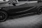 Preview: Maxton Street Pro Seitenschweller Ansatz + Flaps Mercedes-Benz A AMG-Line W176 Facelift schwarz Hochglanz MEA176FAMGLINECNC-SD1B+SF1-G