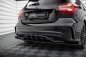 Preview: Maxton Hintere Seiten Flaps Mercedes-Benz A AMG-Line W176 Facelift schwarz Hochglanz MEA176FAMGLINECNC-RSF1-G
