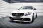 Preview: Maxton Front Ansatz V.3 Mercedes-AMG C63 Limousine / Kombi W205 / S205 schwarz Hochglanz ME-C-205-63-FD2-G