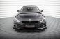 Preview: Maxton Street Pro Front Ansatz für +Flaps für + Flaps BMW 4er Gran Coupe F36 schwarz Hochglanz BM4F36GCCNC-FD1B+FSF1-G