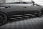 Preview: Maxton Street Pro Seitenschweller Ansatz für + Flaps Audi RS6 Avant C6 schwarz Hochglanz AURS6C6CNC-SD1BRB+SF1-G