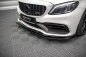 Preview: Maxton Front Ansatz V.2 für Mercedes-AMG C63 Coupe AMG Aero Pack C205 Facelift schwarz Hochglanz ME-C-205F-AMG-C-FD2-G