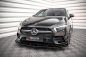 Preview: Maxton Front Flaps Mercedes A35 AMG / AMG-Line Aero Pack W177  schwarz Hochglanz MEA17735CNC-FSF1-G