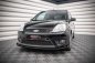 Preview: Maxton Street Pro Front Ansatz für +Flaps für V.1 + Flaps Ford Fiesta ST Mk6 schwarz Hochglanz FOFI6STCNC-FD1BRB+FSF1-G