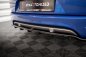 Preview: Maxton Mittlerer Diffusor Heck Ansatz DTM Look für Renault Megane GT Line Grandtour Mk3 Facelift schwarz Hochglanz RE-ME-3F-GT-K-RD1G+RD2-G