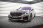 Preview: Maxton Front Ansatz V.1 für BMW 7 G11 M-Paket Facelift schwarz Hochglanz BM-7-11F-MPACK-FD1-G