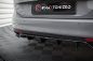Preview: Maxton Mittlerer Cup Diffusor Heck Ansatz VW Passat R-Line B8 Facelift schwarz Hochglanz VW-PA-B8F-RLINE-RD1G+RD2-G